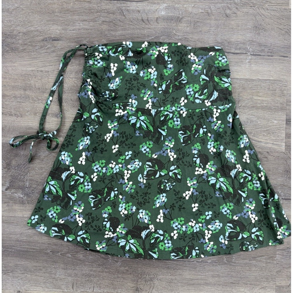 Patagonia Lithia Convertible Skirt Halter Top Multicolor Greens Floral Medium
